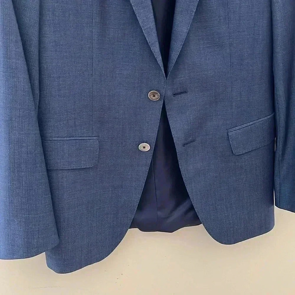❤️Host Pick❤️[US36R] Hugo Boss Mens Suit Blazer  Guabello VirginWool Woven Italy - Picture 6 of 12
